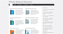 Desktop Screenshot of iphone-backup-recovery.com